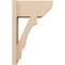 Ekena Millwork 7 1/2-in W x 14-in D x 22-in H Balboa Slat Rough Cedar Woodgrain TimberThane Outlooker, Primed Tan OUTUR075X14X22BOA24RCPR - alternate 6